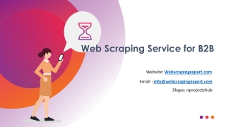 Web Scraping Service for B2B