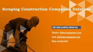 Scraping Construction Companies Database