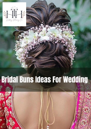 Bridal Buns Hairstyles For Indian Brides