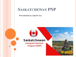 How do I get a PNP in Saskatchewan - Aptech Visa