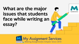 What issues students have while writing Essay?
