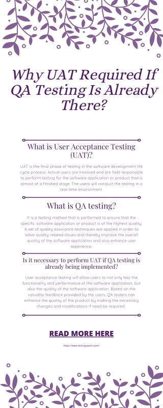 Why Is UAT Required If QA Testing Is Already There