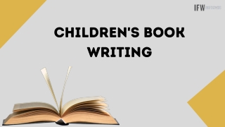 CHILDREN'S BOOK WRITING