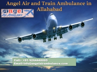 Shift Patients by Angel Air and Train Ambulance in Allahabad at Any Time (1)