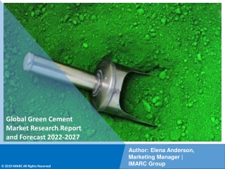 Green Cement Market  PDF, Size, Share | Industry Trends Report 2022-2027