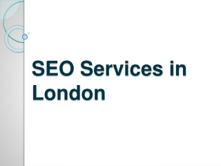 Seo Service in London
