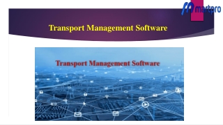 Transport Management Software