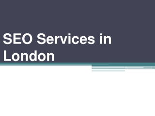 Seo Service in London