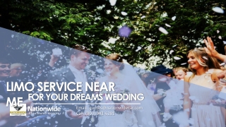Limo Service Near Me for your Dreams Wedding