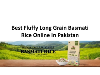 Best Fluffy Long Grain Basmati Rice Online In Pakistan