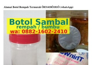 Alamat Botol Rempah TermurahAlamat Botol Rempah Termurah 0831–Ꮞ180–1810[WhatsApp
