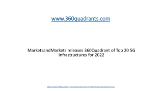 MarketsandMarkets releases 360Quadrant of Top 20 5G Infrastructures for 2022