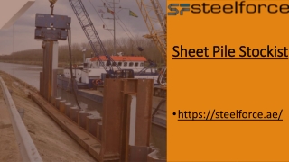 Sheet Pile Stockist in Turkey