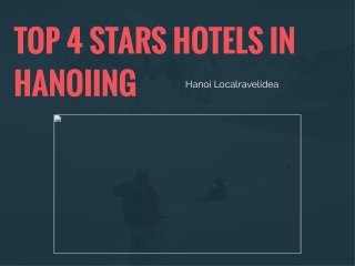 TOP 4 STARS HOTELS IN HANOI