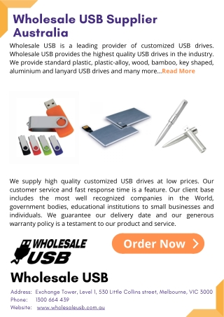 Wholesale USB Supplier Australia