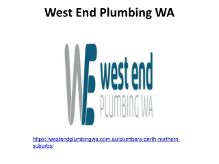 Plumbers Perth Northern Suburbs