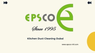 Kitchen Duct Cleaning Dubai