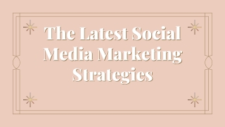 Social Media Marketing Strategy - Dylan Vanas