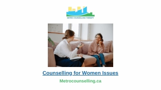 Counselling for Women Issues