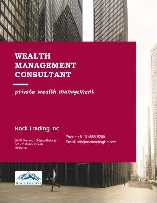 Wealth Management Consultant