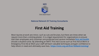 First Aid Training