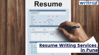 Resume Writing Services in Pune