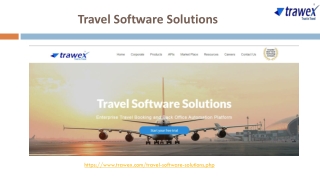 Travel Software Solutions