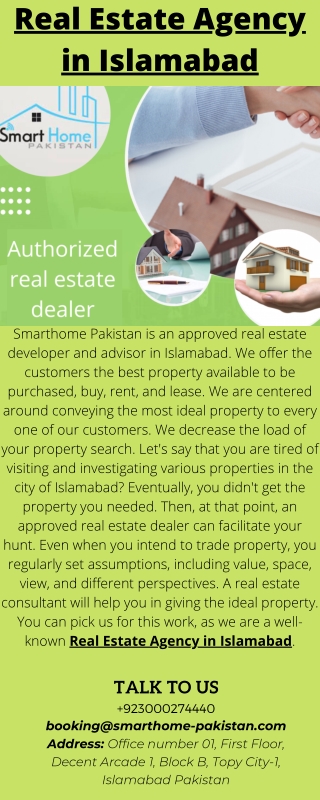 Real Estate Agency Islamabad