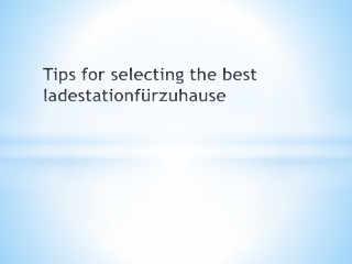 The Best Quality ladestationfürzuhause | Chargingshop.eu