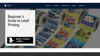 Beginner’s Guide to Label Printing