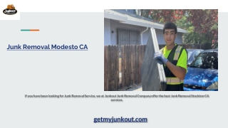 Junk Removal Modesto CA