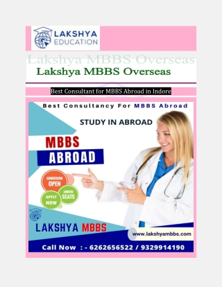 Best Consultant for MBBS Abroad in Indore