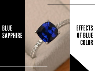 Blue Sapphire Effects Of Blue Color