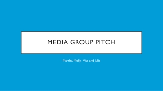 media group pitch