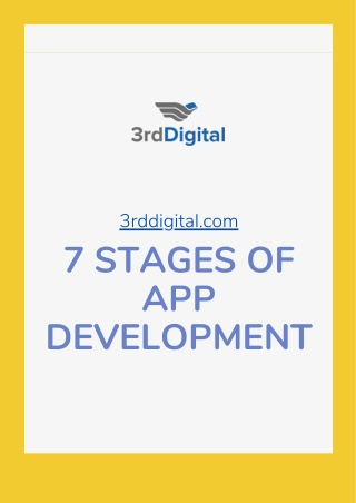 7 Stages of App Development