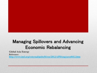 Managing Spillovers and Advancing Economic Rebalancing