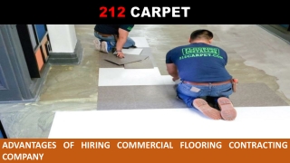 Advantages of Hiring Commercial Flooring Contracting Company
