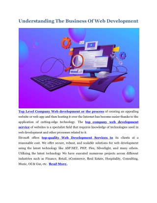Understanding the Business of Web Development pdf