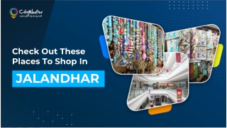 Shopping Places In Jalandhar