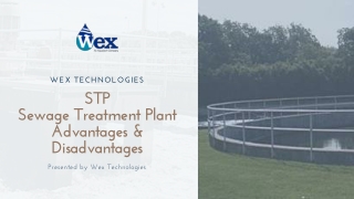 Sewage Treatment Plant Advantages and Disadvantages