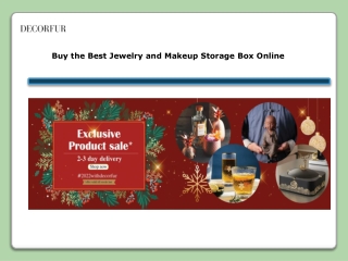 Buy the Best Jewelry and Makeup Storage Box Online