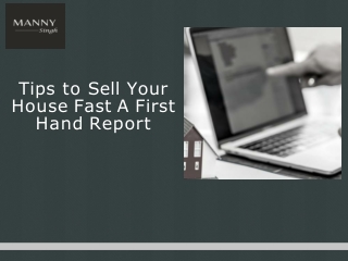Tips to Sell Your House Fast A First Hand Report