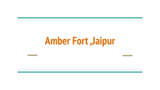 Amber Fort ,Jaipur