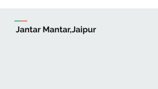 Jantar Mantar,Jaipur