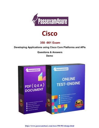 Cisco   350-901  Dumps Instant Success in  350-901 Exam | PassExam4Sure