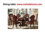 dining table - melodyhome