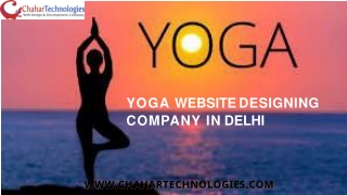 Yoga Website Designing Company in Delhi