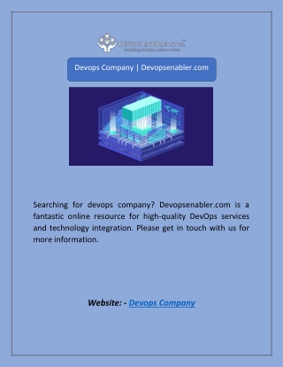 Devops Company | Devopsenabler.com