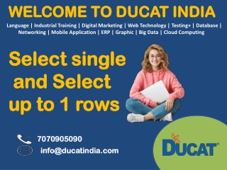Select single and Select up to 1 rows