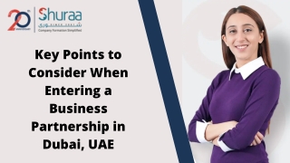 Points to consider before getting into a business partnership in Dubai